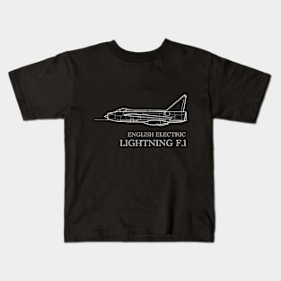 English Electric Lightning F.1 Kids T-Shirt